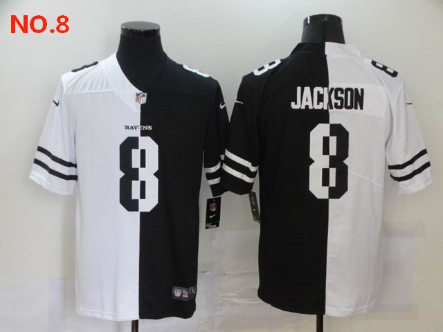 Men's Baltimore Ravens 8 Lamar Jackson Jesey NO.8;